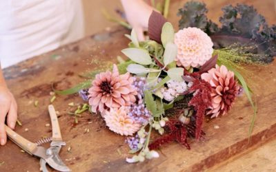 6039-Stel je eigen boeket samen met verse lokale bloemen